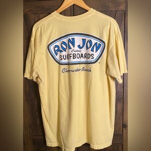 Ron Jon Yellow Clearwater Beach Surfboards Logo T‑Shirt - Men's
